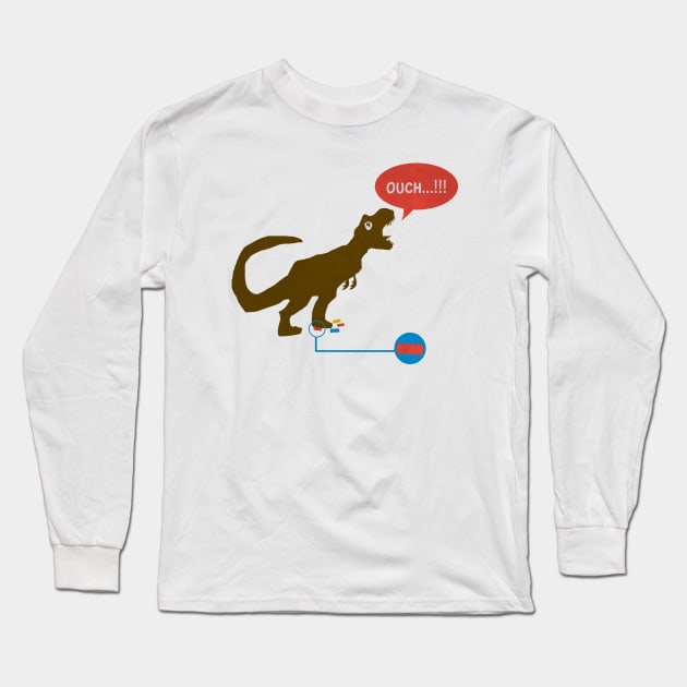 funny dinosaur lego Long Sleeve T-Shirt by teemarket